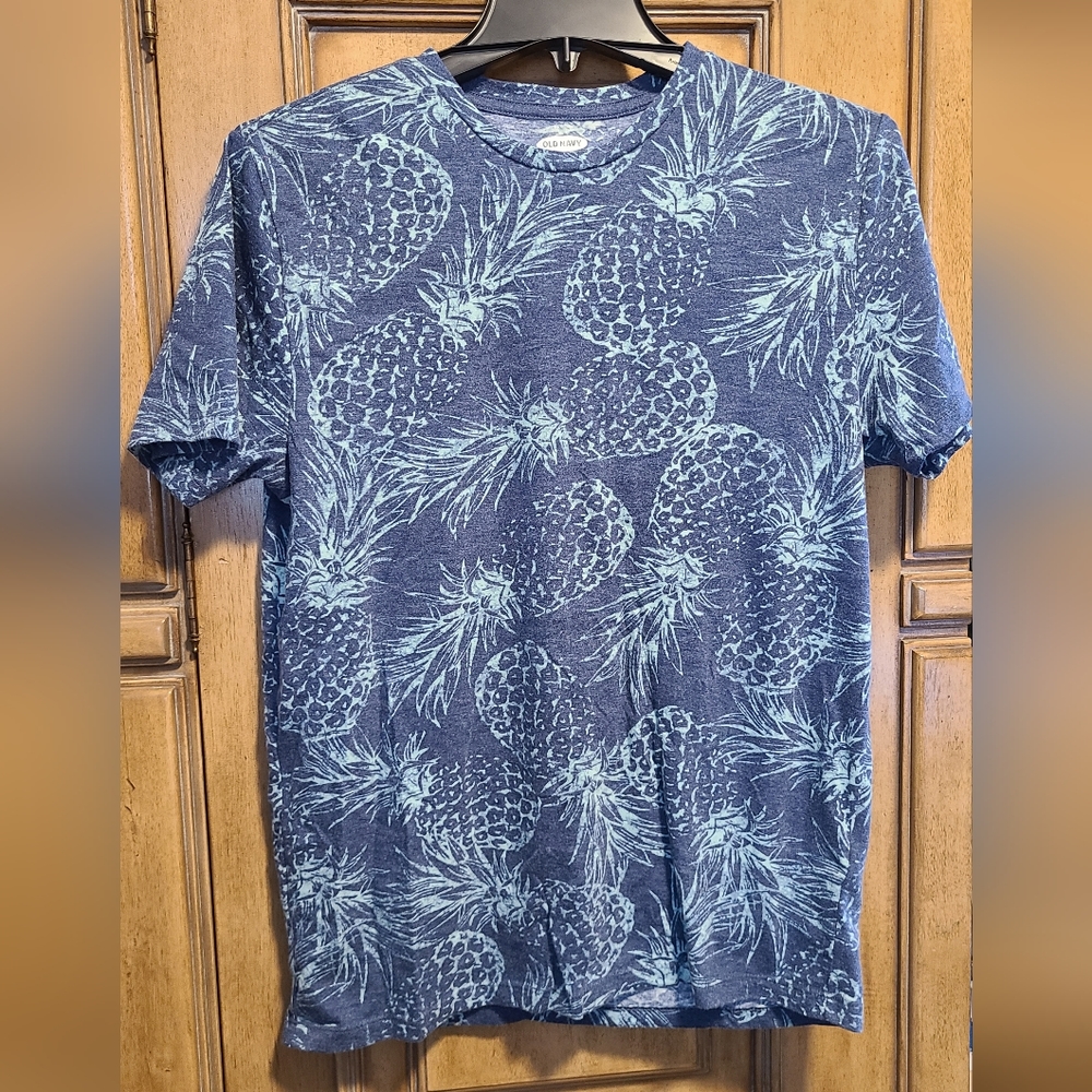 Old Navy Men Pineapple print T-Shirt Sz Small